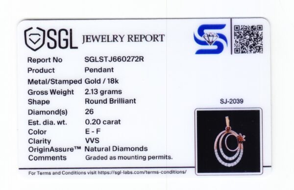 SJ-2039 Chain pendent set