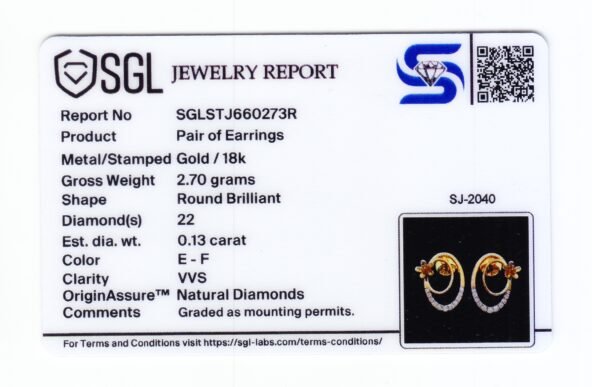 SJ-2040 Pair of Earrings