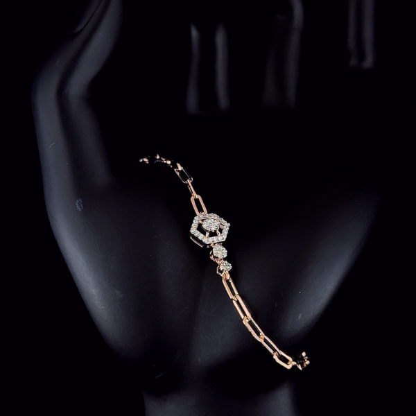 SJ-1983 (2) Gold Diamond Bracelet