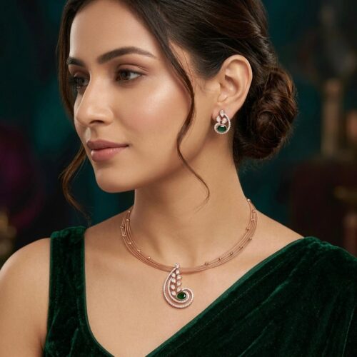 SS-0857 925 SILVER NECKLACE SET