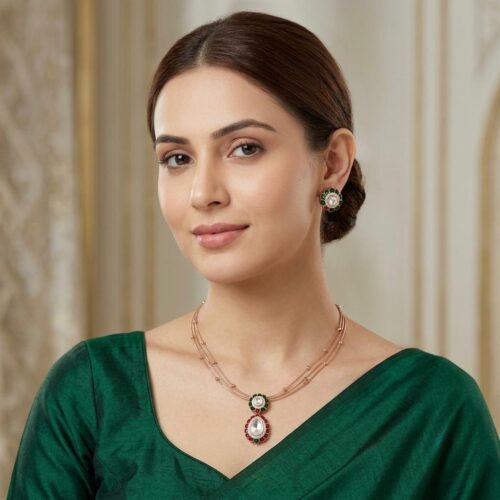 SS-0859 925 SILVER NECKLACE SET