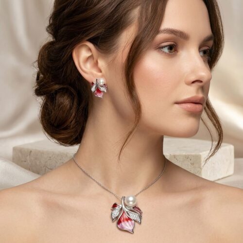 SS-0684 925 SILVER PENDANT SET