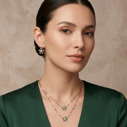 SS-0860 925 SILVER NECKLACE SET