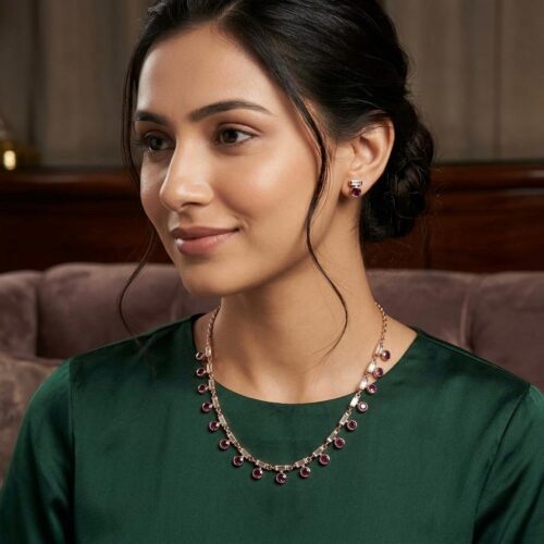 SS-0901 925 SILVER NECKLACE SET